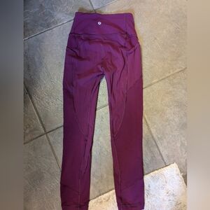 LULULEMON LEGGINGS MAROON!!!!